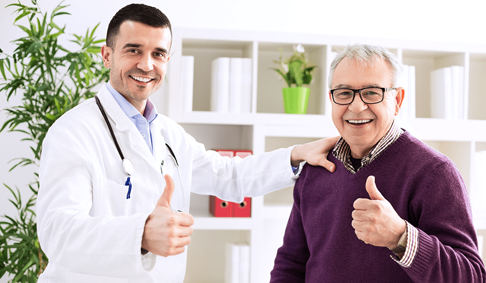 A physician and a patient — strengthening the patient–doctor relationship